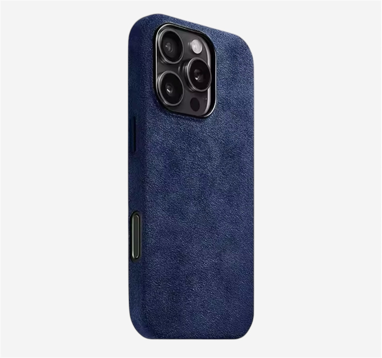 iPhone Alcantara Hülle - Meerblau